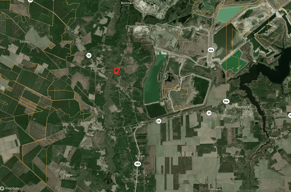 15 Acres Timber & Hunting Land in Aurora, NC